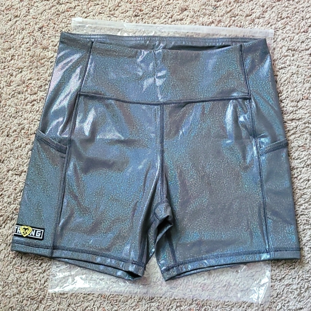 Mermaid Grey 5" Training Shorts -Brand New